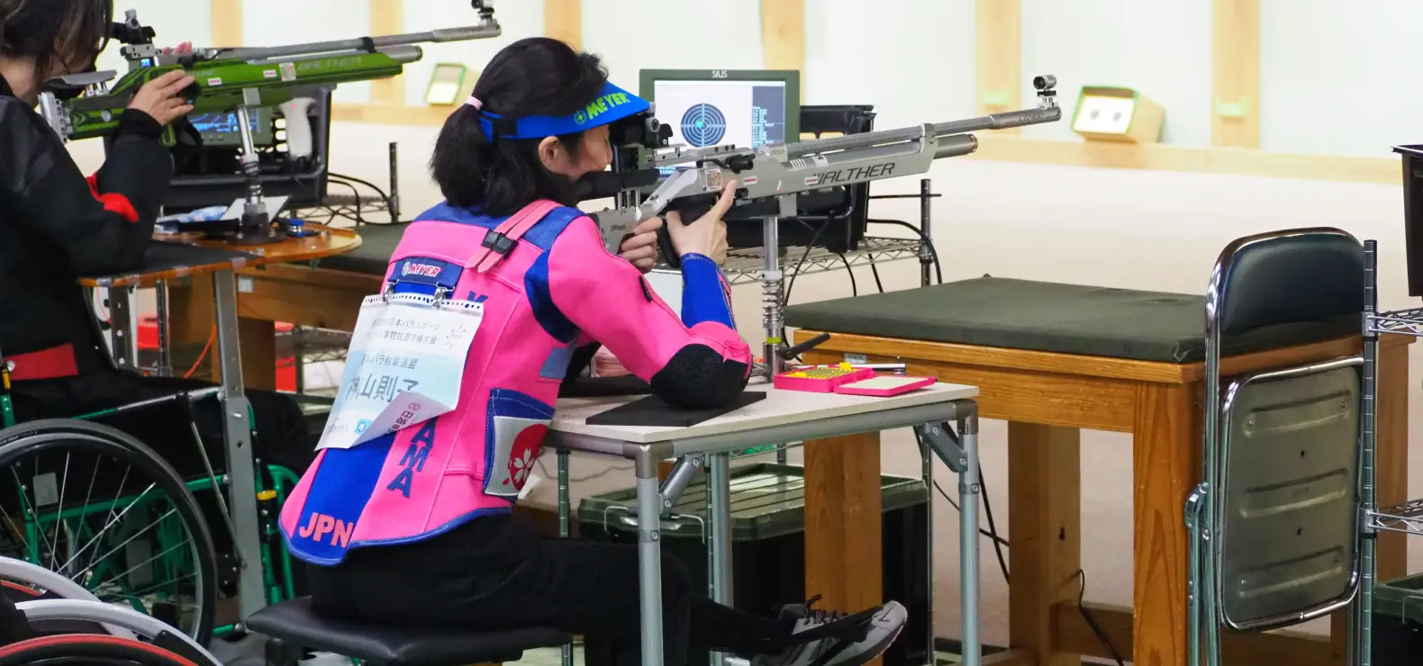 パラ射撃の活動の様子