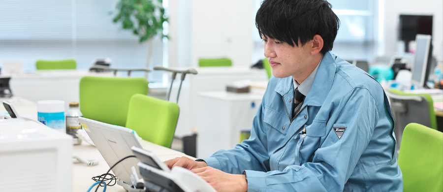 診断～施工を一貫して対応 営業